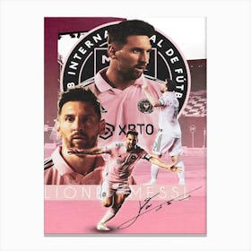 Messi Inter Miami 1 Canvas Print