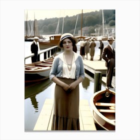 1920s Marina~Reimagined 9 Canvas Print