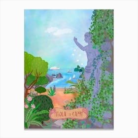 Isola Di Capri Canvas Print