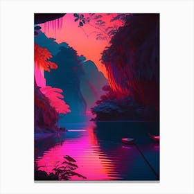 Puerto Princesa Underground River Dreamy Sunset Canvas Print