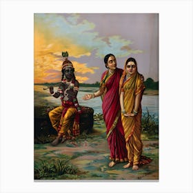 Lord Krishna 8 Canvas Print