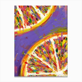 Lemon Slices Canvas Print