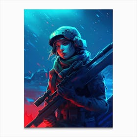 Sniper Soldier 3 Canvas Print