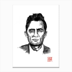 Johnny Cash 1 Canvas Print