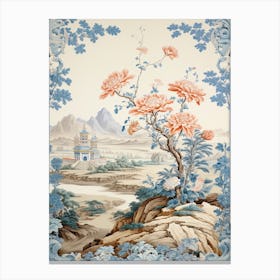 Chinese Forget Me Not Victorian Style 1 Canvas Print