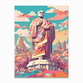 The Statue Of Unity Gujarat, India Canvas Print