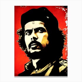 Graffiti Portrait of Ernesto Che Guevara Canvas Print