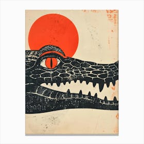 Alligator 16 Canvas Print