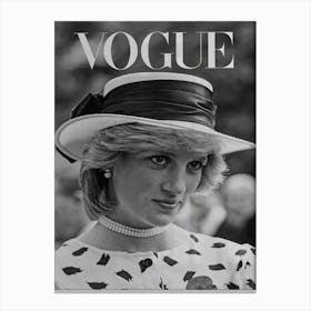 Princess Diana Vogue Canvas Print