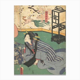 Print 32 By Utagawa Kunisada Canvas Print