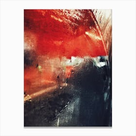 Abstract Red Canvas Print