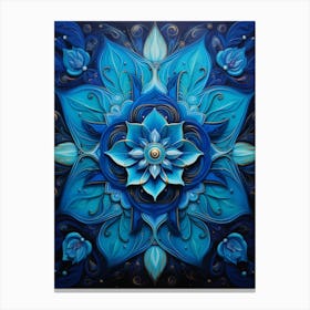 Symmetrical Mandalas Geometric Illustration 31 Canvas Print