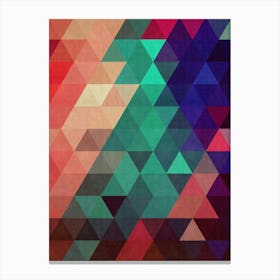 Harmonious composition of triangles 11 Canvas Print