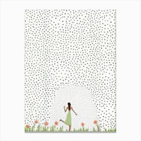 Dotty Dotty Canvas Print