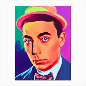 Buster Keaton Pop Movies Art Movies Canvas Print