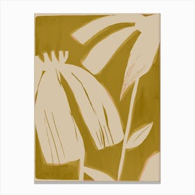 Abstract Minimal Flowers 25 Canvas Print