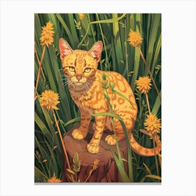 Orange Tabby Canvas Print