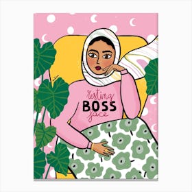 Boss Lady Layla Canvas Print