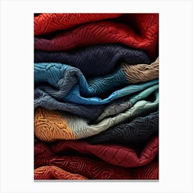 Stacked Quilts Canvas Print