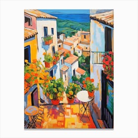 Sicily Italy 1 Fauvist Painting Canvas Print