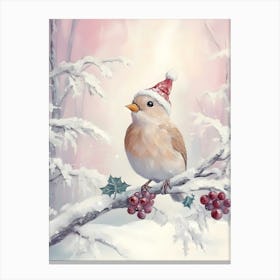 Christmas Bird Canvas Print