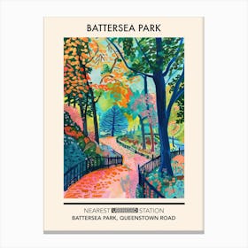 Battersea Park London Parks Garden 4 Canvas Print