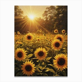 Sunflowers 1 Canvas Print