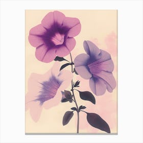 Beautiful Petunia Plant Canvas Print