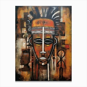 African Tribe Mask Canvas Print