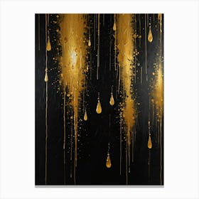 An Abstract Rainstorm Canvas Print