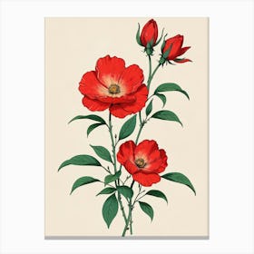 Red Roses Canvas Print