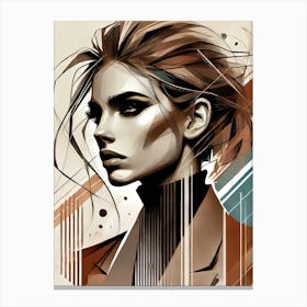 Fashion Illustration Canvas Print