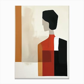 Abstract Woman, Minimalism Canvas Print