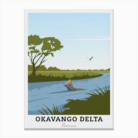 Okavango Delta Travel Canvas Print