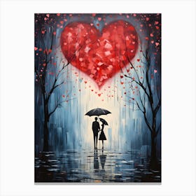 Love Rain 8 Canvas Print
