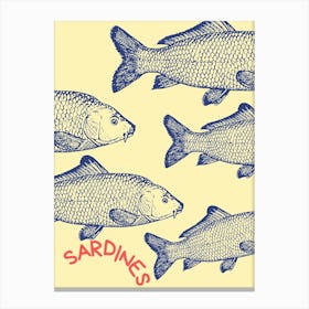 Sardines Canvas Print