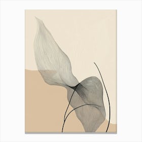 Abstract Leaf Canvas Print