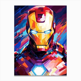 Iron Man Popart Canvas Print