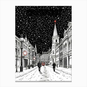 Christmas In London 1 Canvas Print