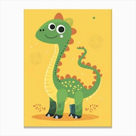 Cute Dinosaur 6 Canvas Print