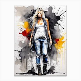 Kate Moss Canvas Print