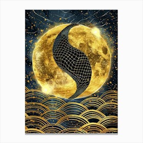 Shamanic Moon Canvas Print