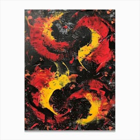 Flaming Flames Canvas Print