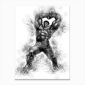 Hulk Avengers Sketch Canvas Print