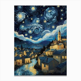 Starry Night 1 Canvas Print