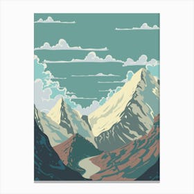 Mountain Landscape 3 Canvas Print