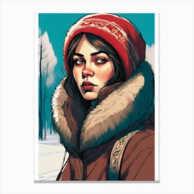 Russian Girl Canvas Print