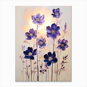 Purple Flowers 6 Canvas Print