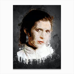 Carrie Fisher Canvas Print