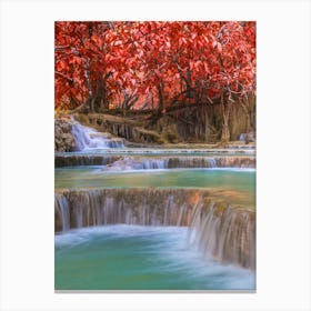 Waterfall In Thailand 4 Canvas Print